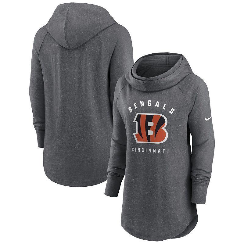 Womens Nike Cleveland s Minimal Statement Lightweight Raglan Funnel Neck Pullover Hoodie Product Image