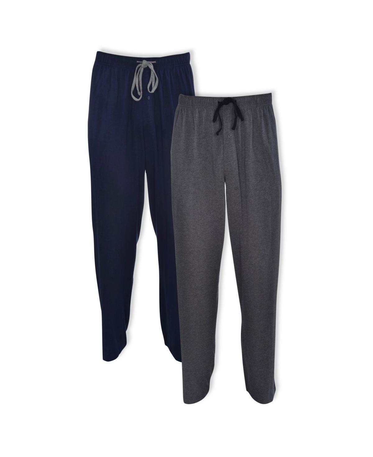 Mens Hanes 2 Pack Solid Pajama Pants Product Image