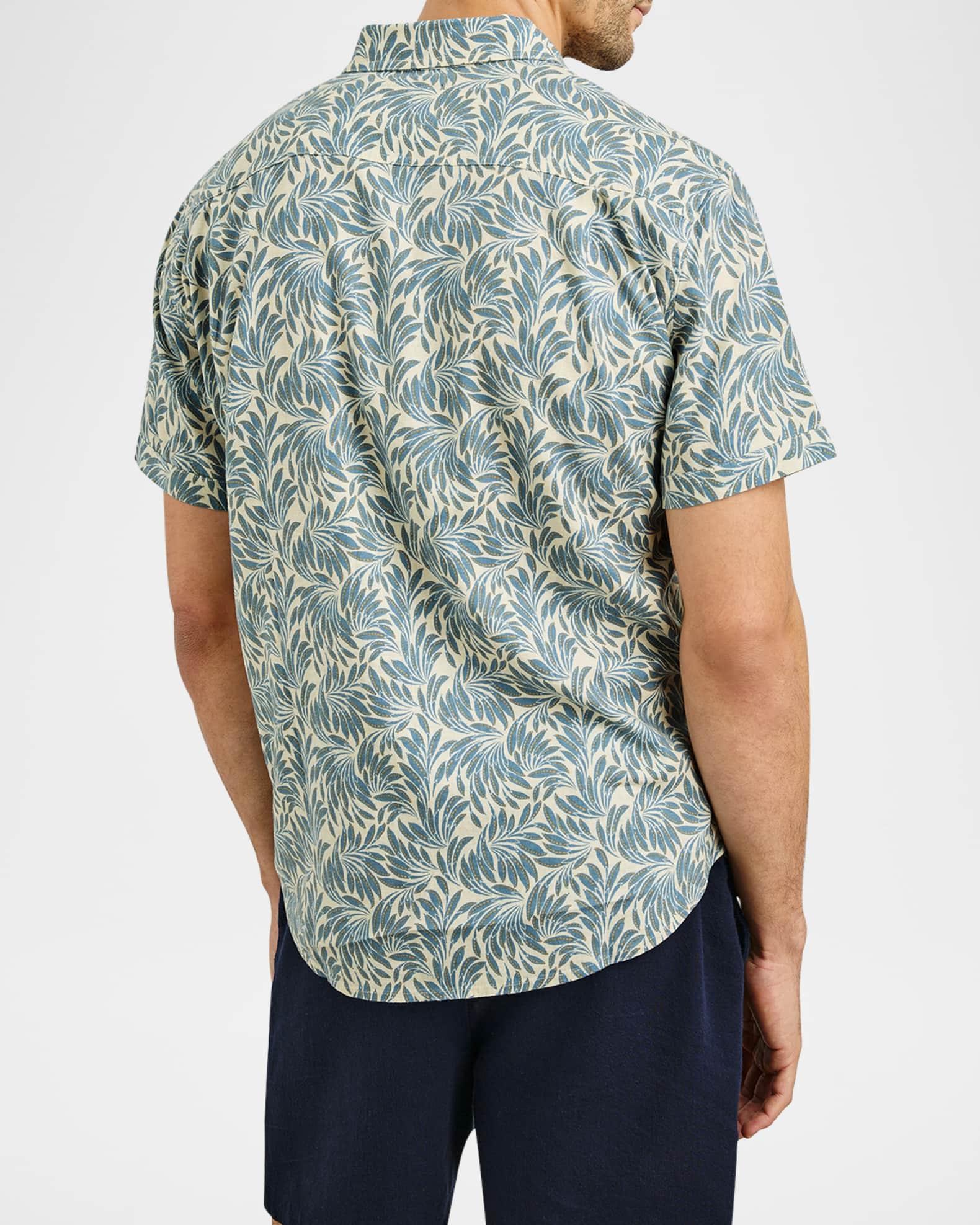 Men's Carson Banana Leaf Short-Sleeve Shirt  Product Image