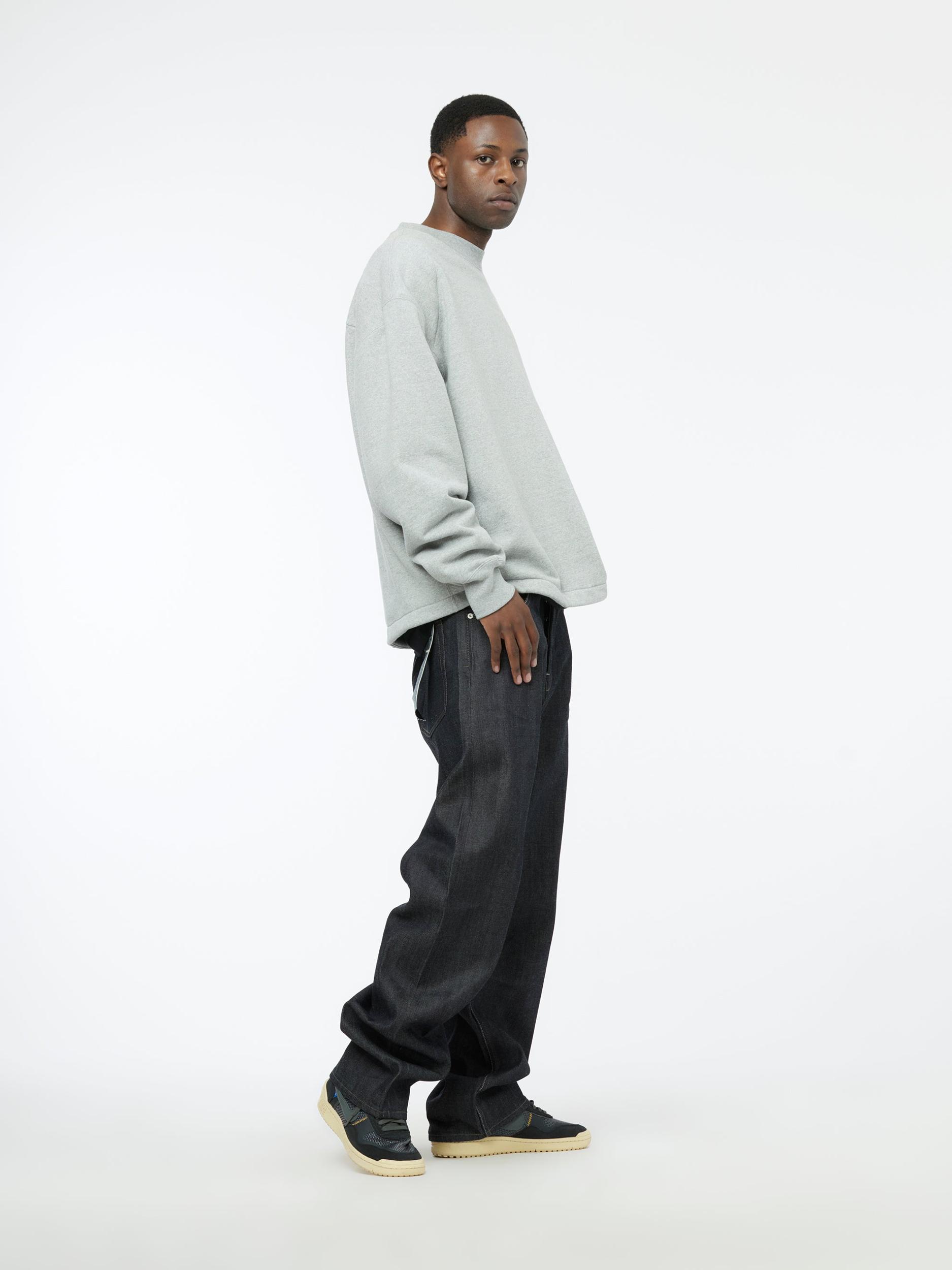 Padded Crewneck Sweatshirt Product Image