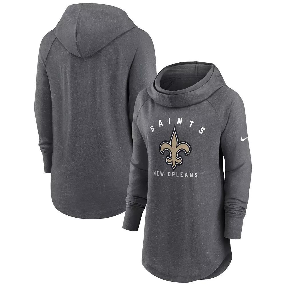 Womens Nike Cleveland s Minimal Statement Lightweight Raglan Funnel Neck Pullover Hoodie Product Image