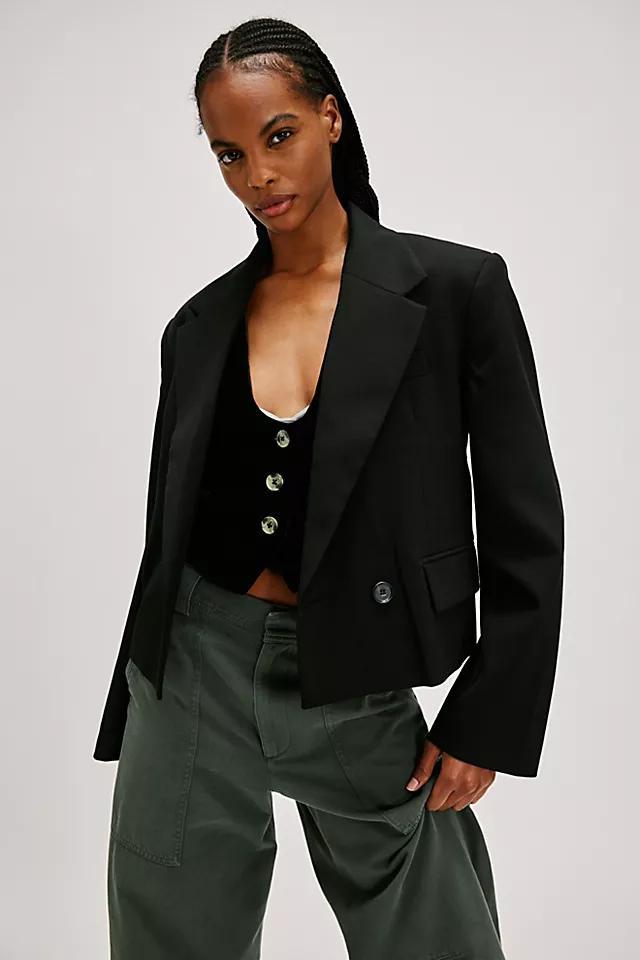 AGOLDE Callie Cropped Blazer Product Image