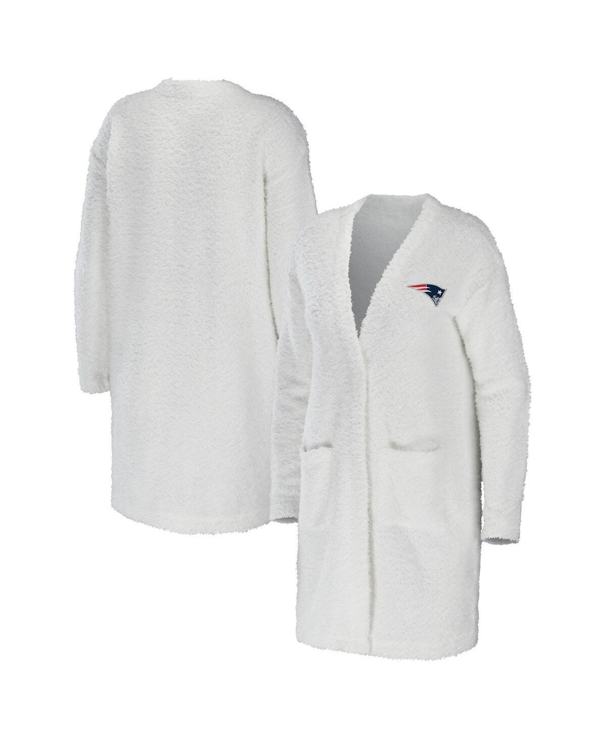 Womens WEAR by Erin Andrews Cream New Orleans Saints Cozy Lounge Cardigan Sweater Product Image
