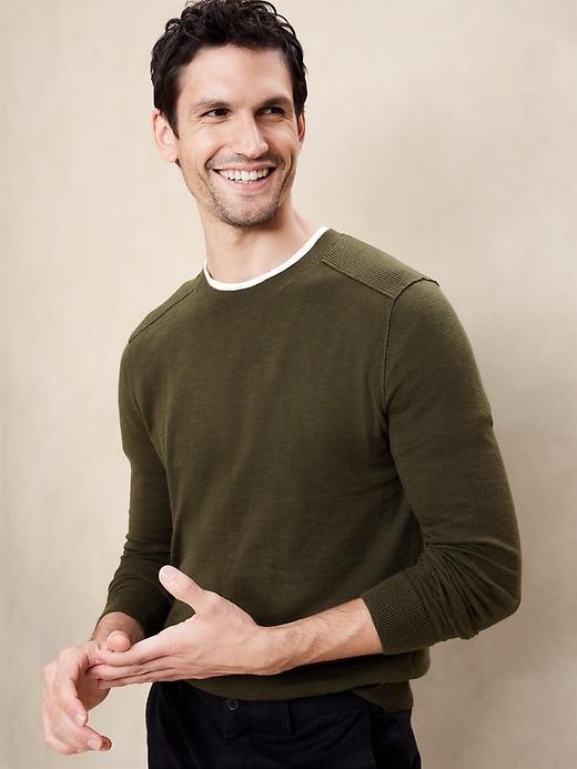 Cotton Slub Sweater Product Image