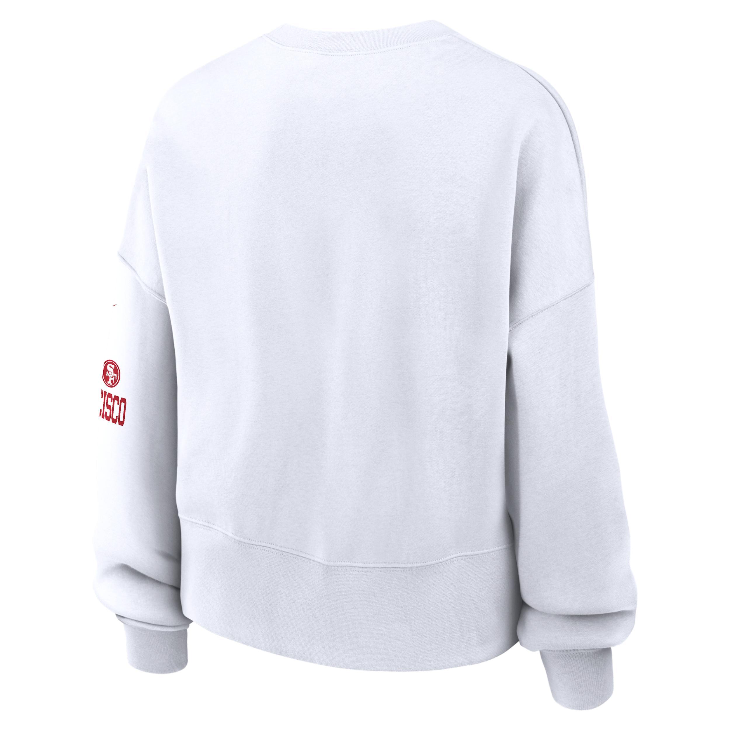 San Francisco 49ers Nike Womens NFL Pullover Crew Product Image