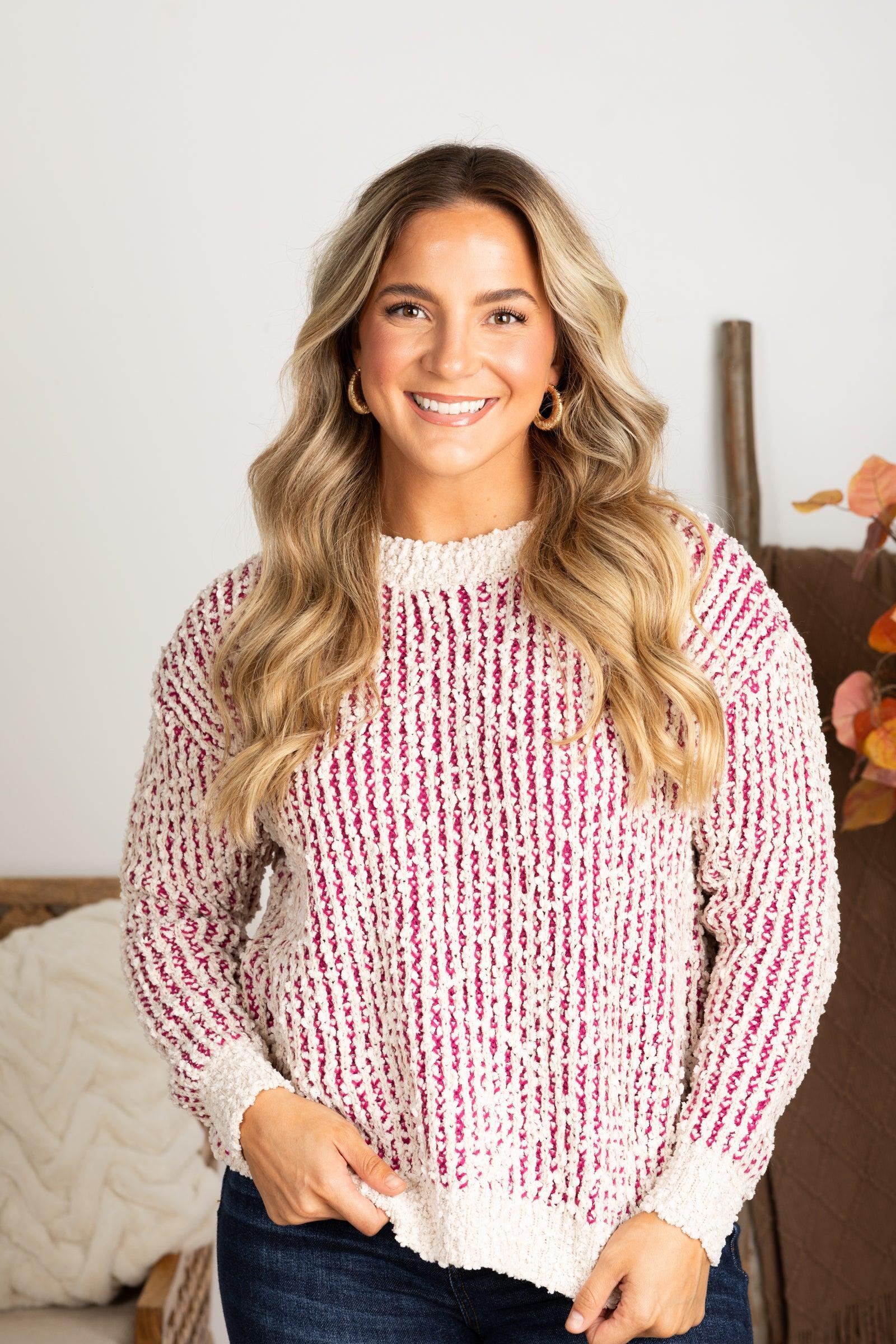 Popcorn Pullover Sweater Product Image
