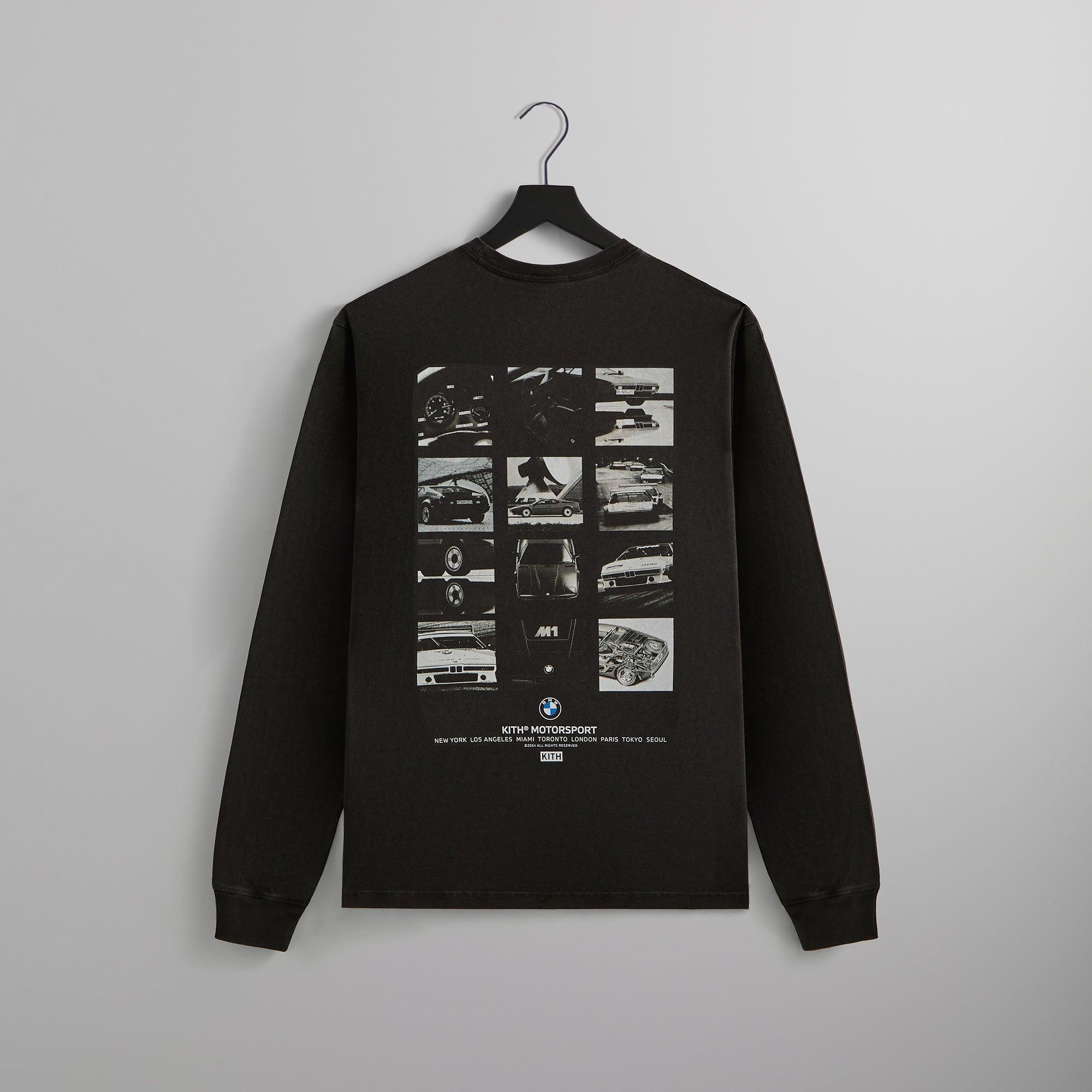Kith for BMW Gallery Vintage Long Sleeve Tee - Black Male Product Image