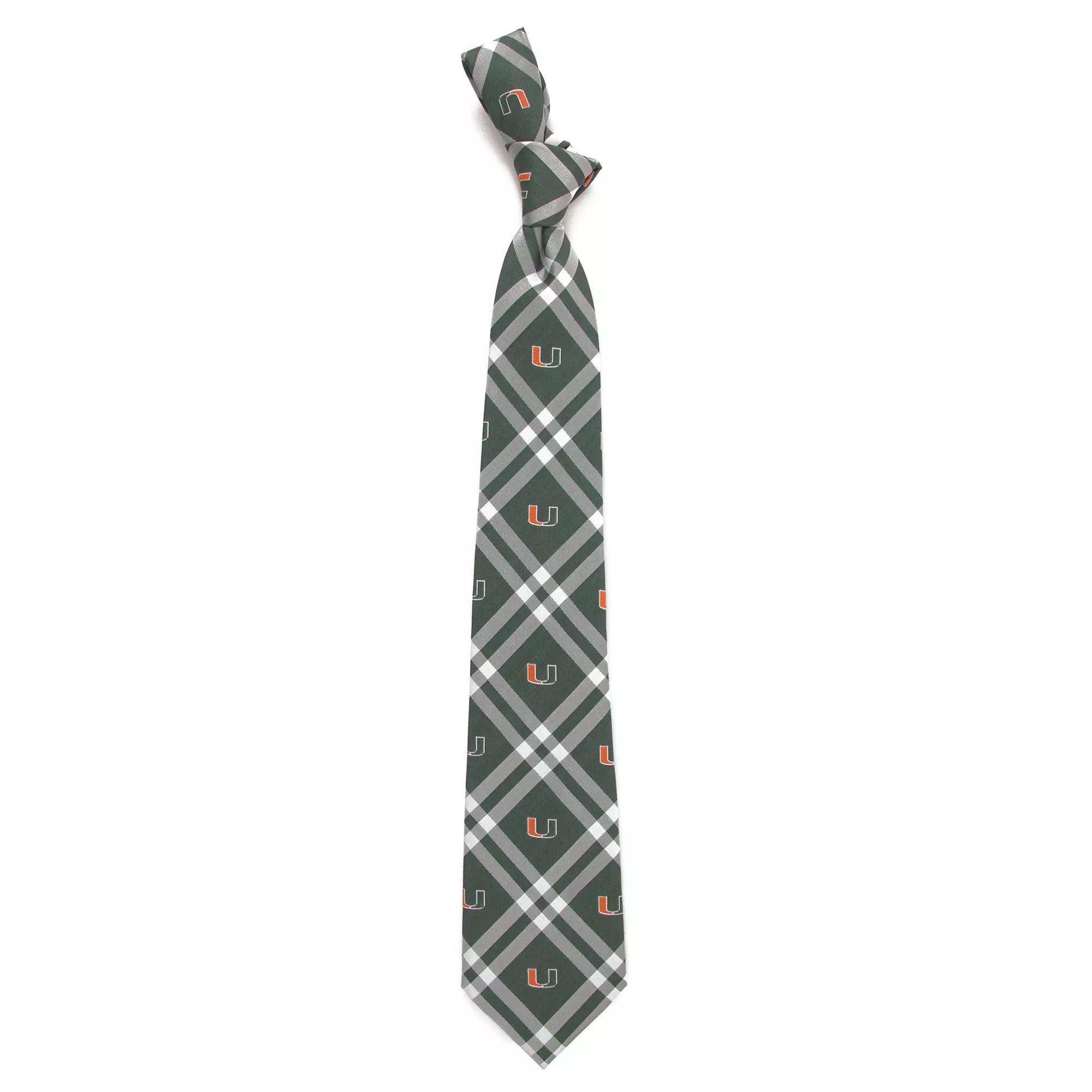 Men's Wisconsin Badgers Gingham Tie, Team Product Image