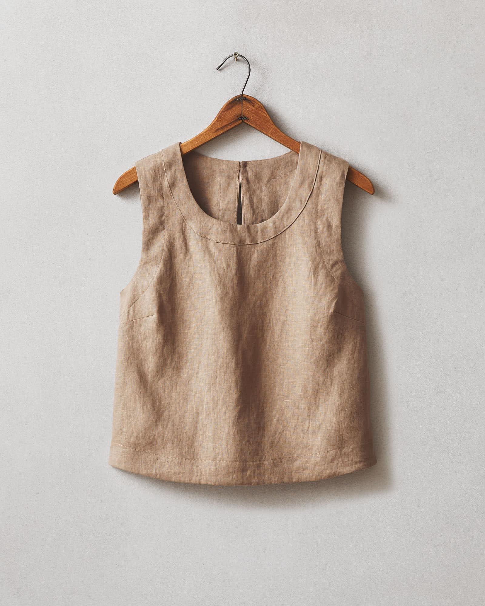 Women's Linen Tank - Pine Bark Female Product Image