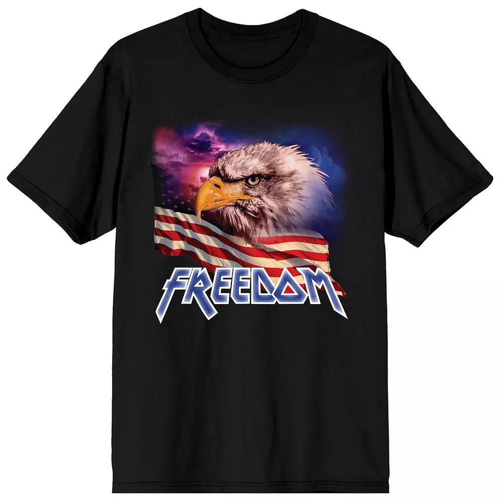 Men's Americana Freedom Eagle Tee, Size: Small, Black Product Image