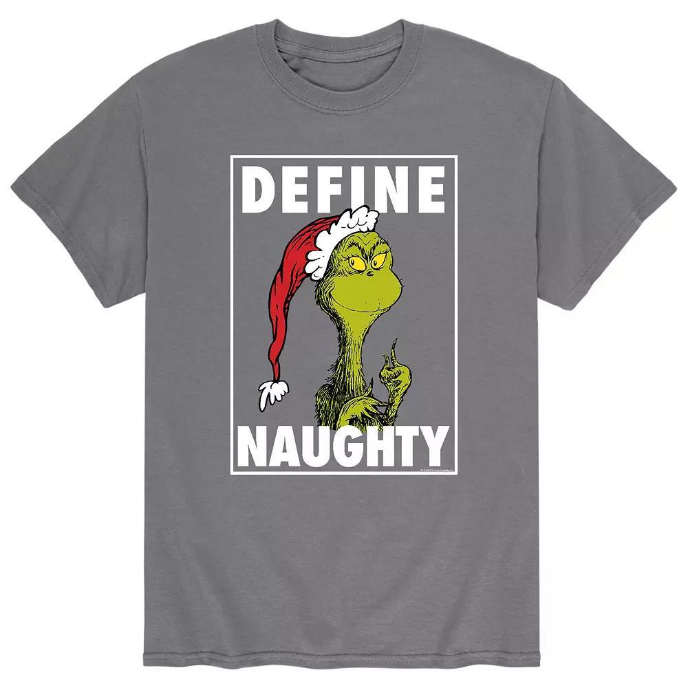 Big & Tall Dr. Seuss Define Naughty Tee, Men's, Size: XL Tall, Blue Product Image