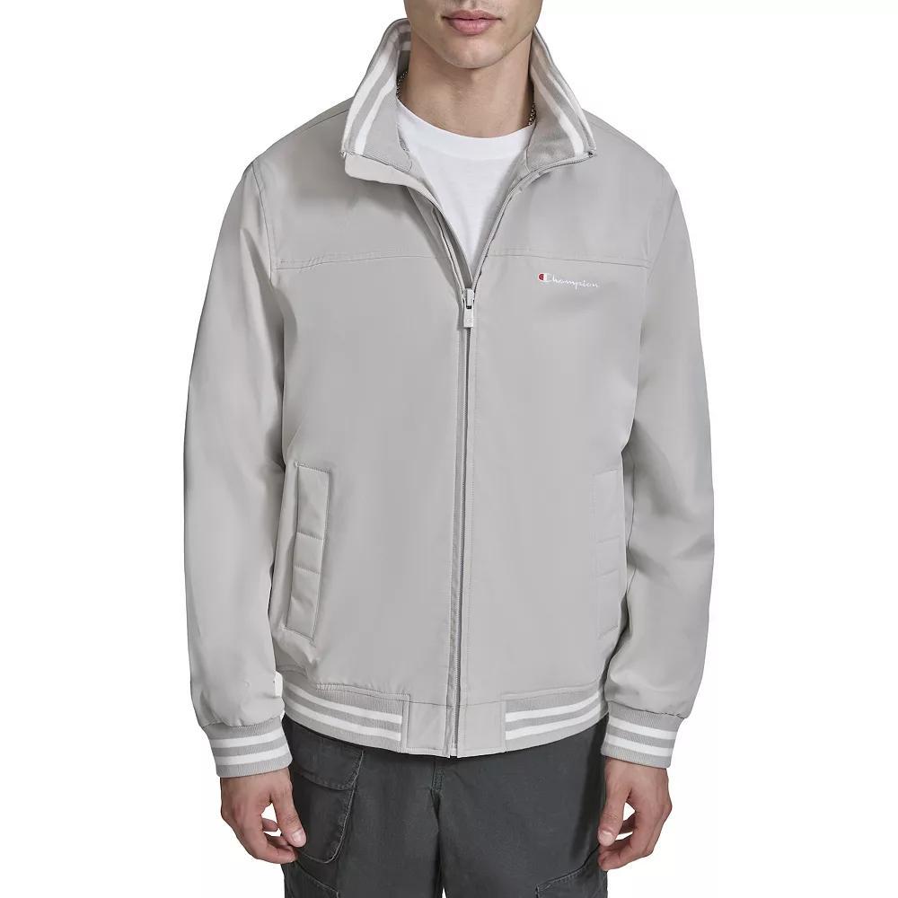 Mens Champion Varsity Bomber Jacket with Stand Collar Product Image