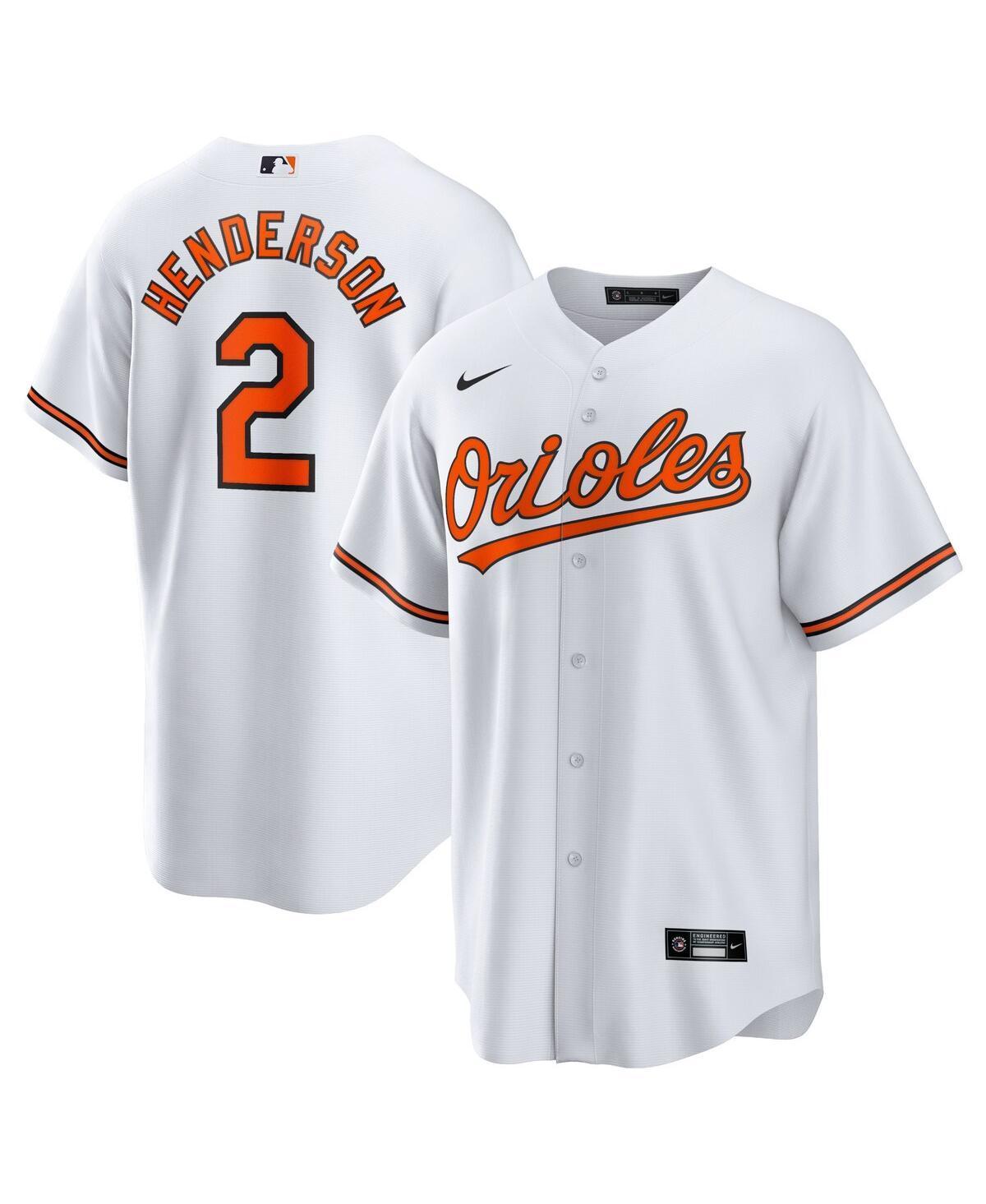 Men's Nike Gunnar Henderson White Baltimore Orioles Home Replica Player Jersey, Size: Medium Product Image