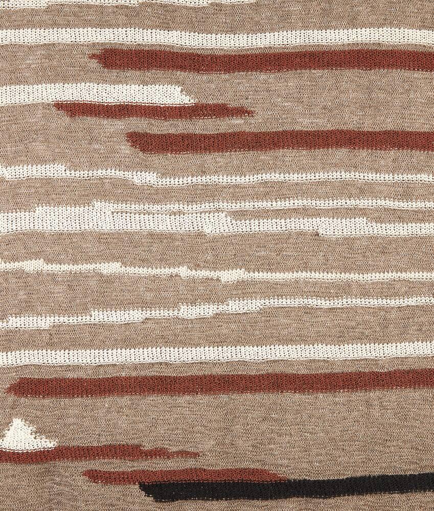 Women's Linen And Cotton Skirt in Stonemel/maple/chalk Product Image