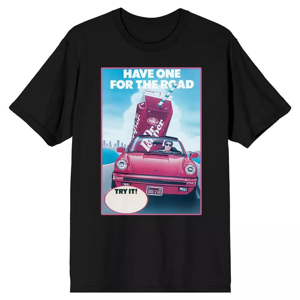 Men's Dr. Pepper Have One For Graphic Tee, Size: Medium, Black Product Image
