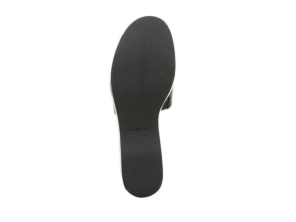 Vince Womens Polina Leather Platform Slide Sandals Product Image