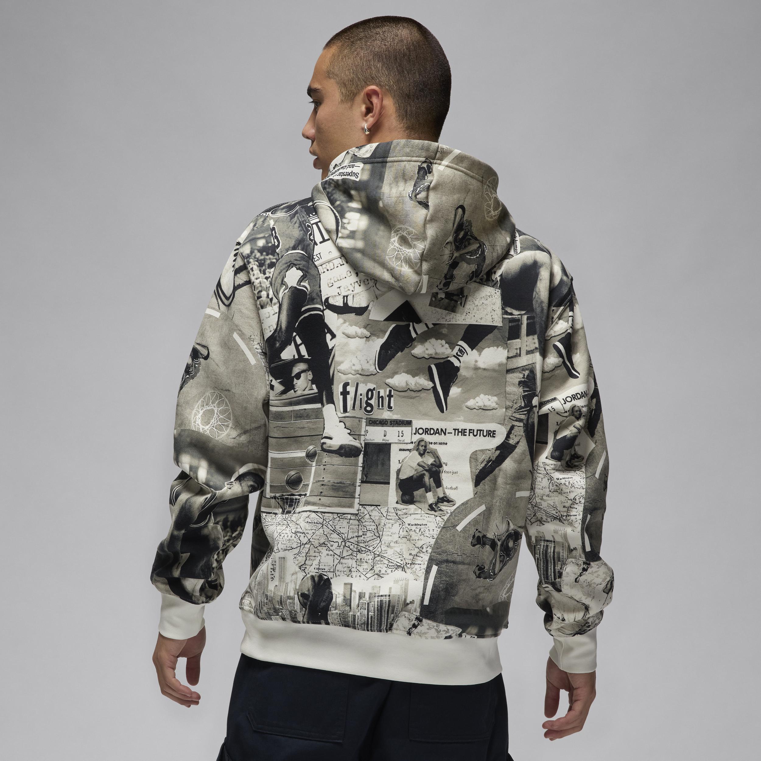 Mens Jordan Brooklyn Fleece Printed Pullover Hoodie Product Image