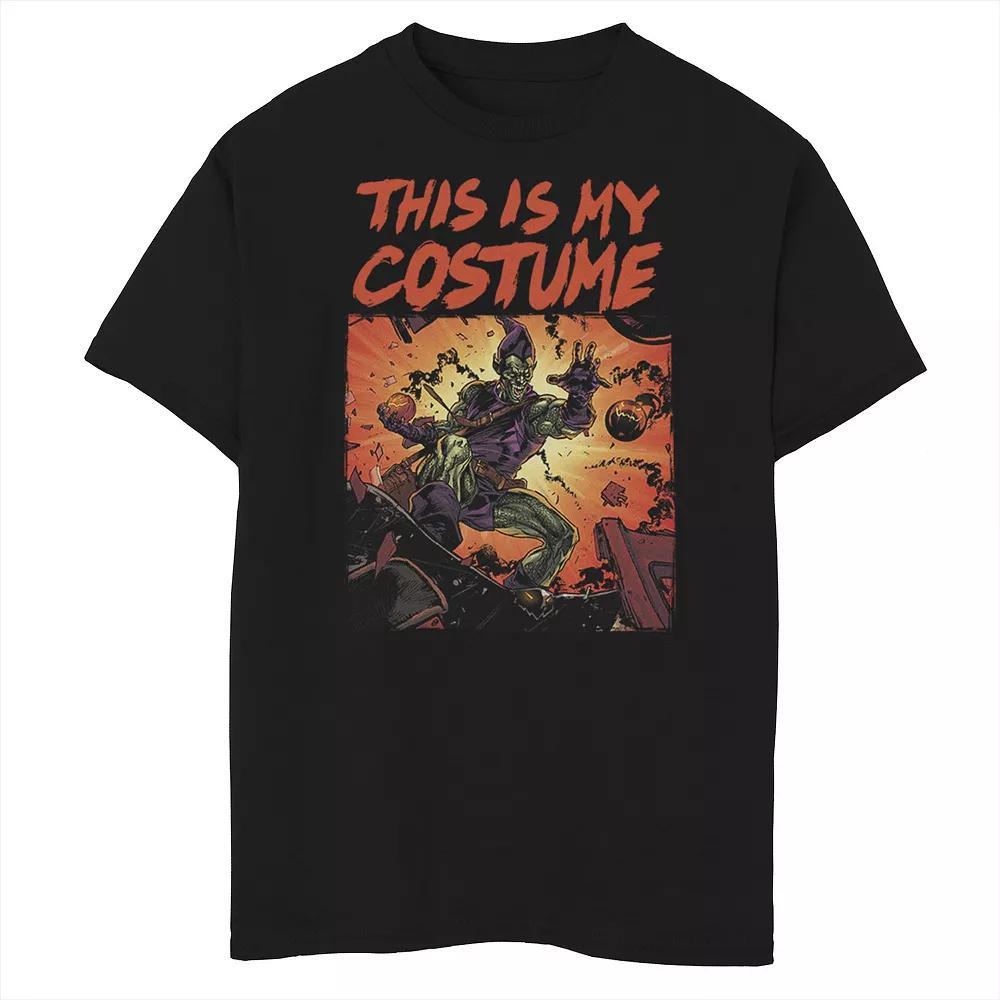 Boys 8-20 Marvel Spider Man Halloween Goblin Costume Graphic Tee, Boy's, Size: Medium, Black Product Image