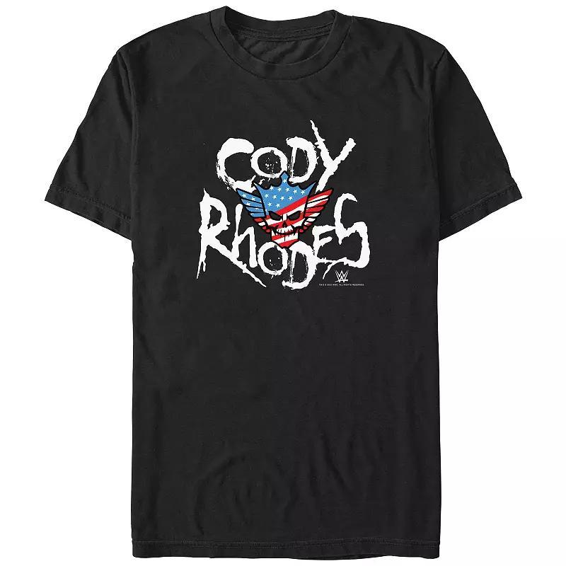 Big & Tall WWE Cody Rhodes Graphic Tee, Men's, Size: XL Tall, Black Product Image