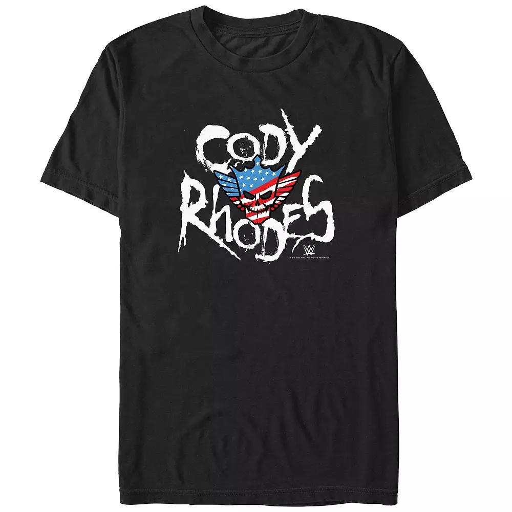 Big & Tall WWE Cody Rhodes Graphic Tee, Men's, Size: XL Tall, Black Product Image