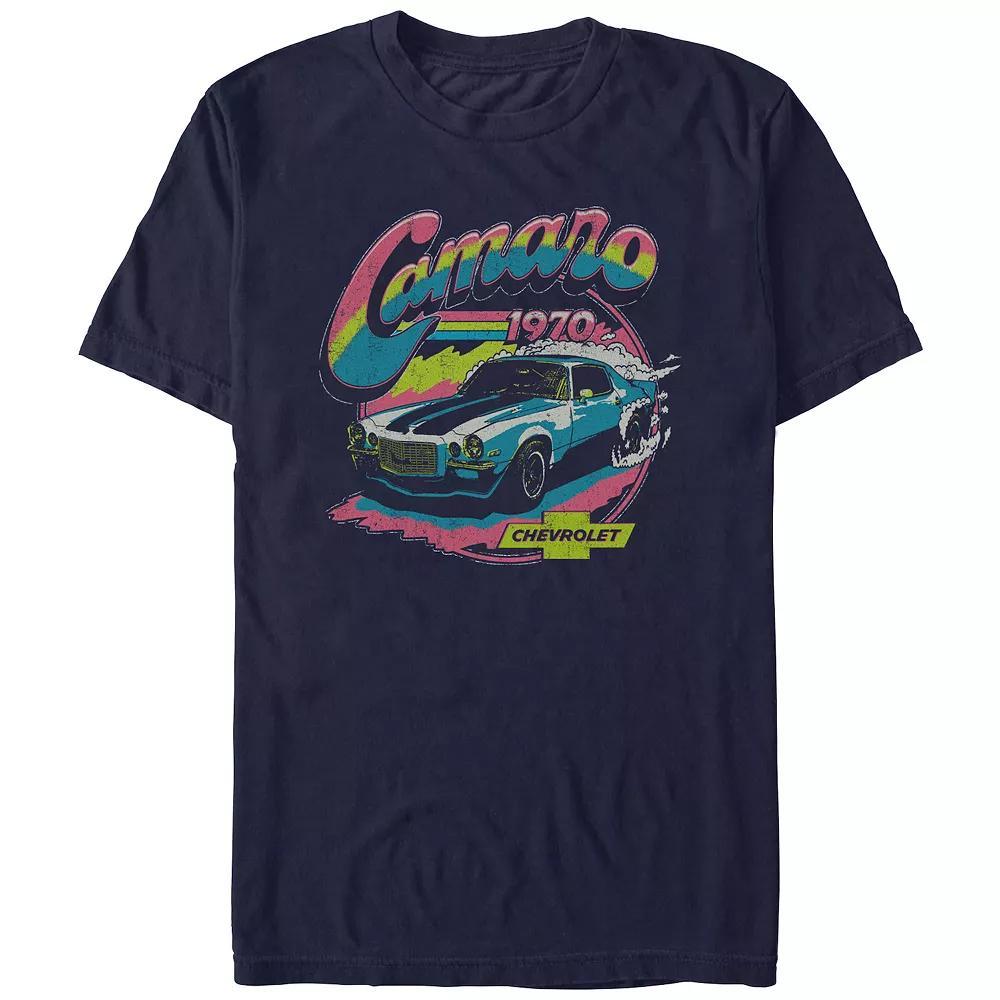 Men's Chevrolet Camaro 1969 Graphic Tee, Size: XS, Blue Product Image