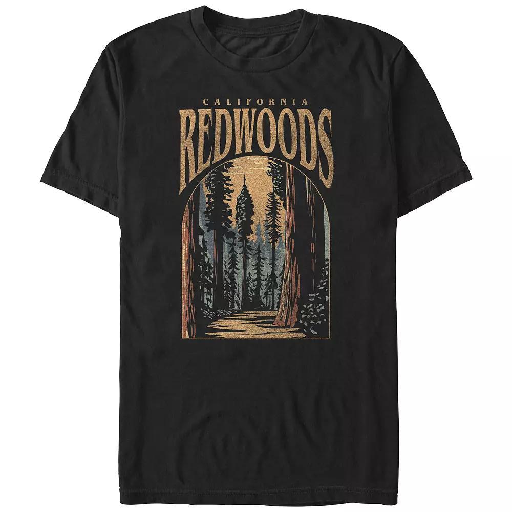 Big & Tall California Redwoods Graphic Tee, Men's, Size: 4XB, Black Product Image