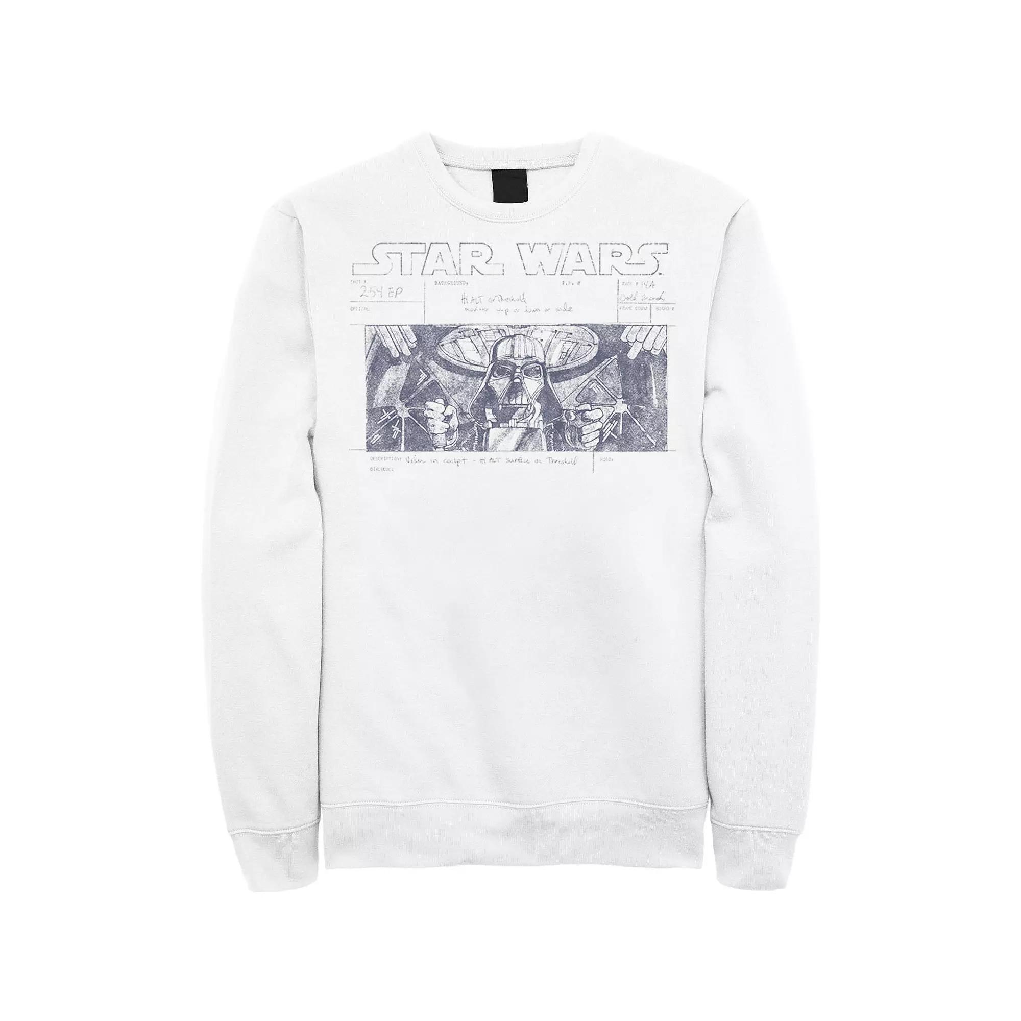 Men's Star Wars Death Star Run Sweatshirt, Size: Large, White Product Image
