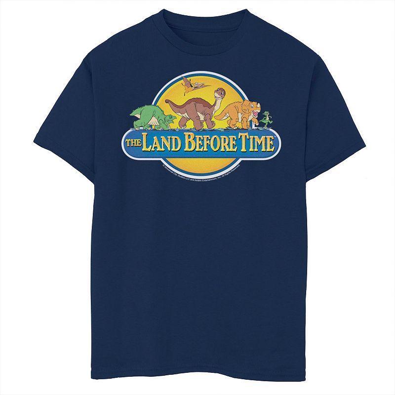 Men's Land Before Time Retro Logo Tee, Size: Medium, Black Product Image