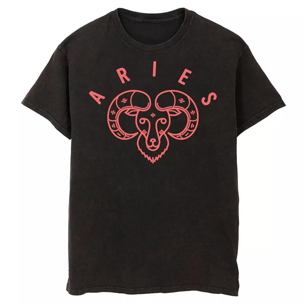 Men's Aries Simple Sketch Tee, Size: 3XL, Black Product Image