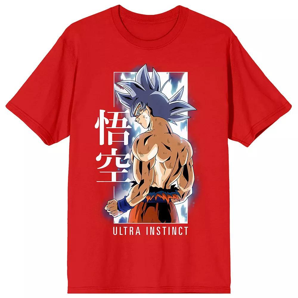 Men's Dragon Ball Super Ultra Instinct Graphic Tee, Size: XL, Red Product Image
