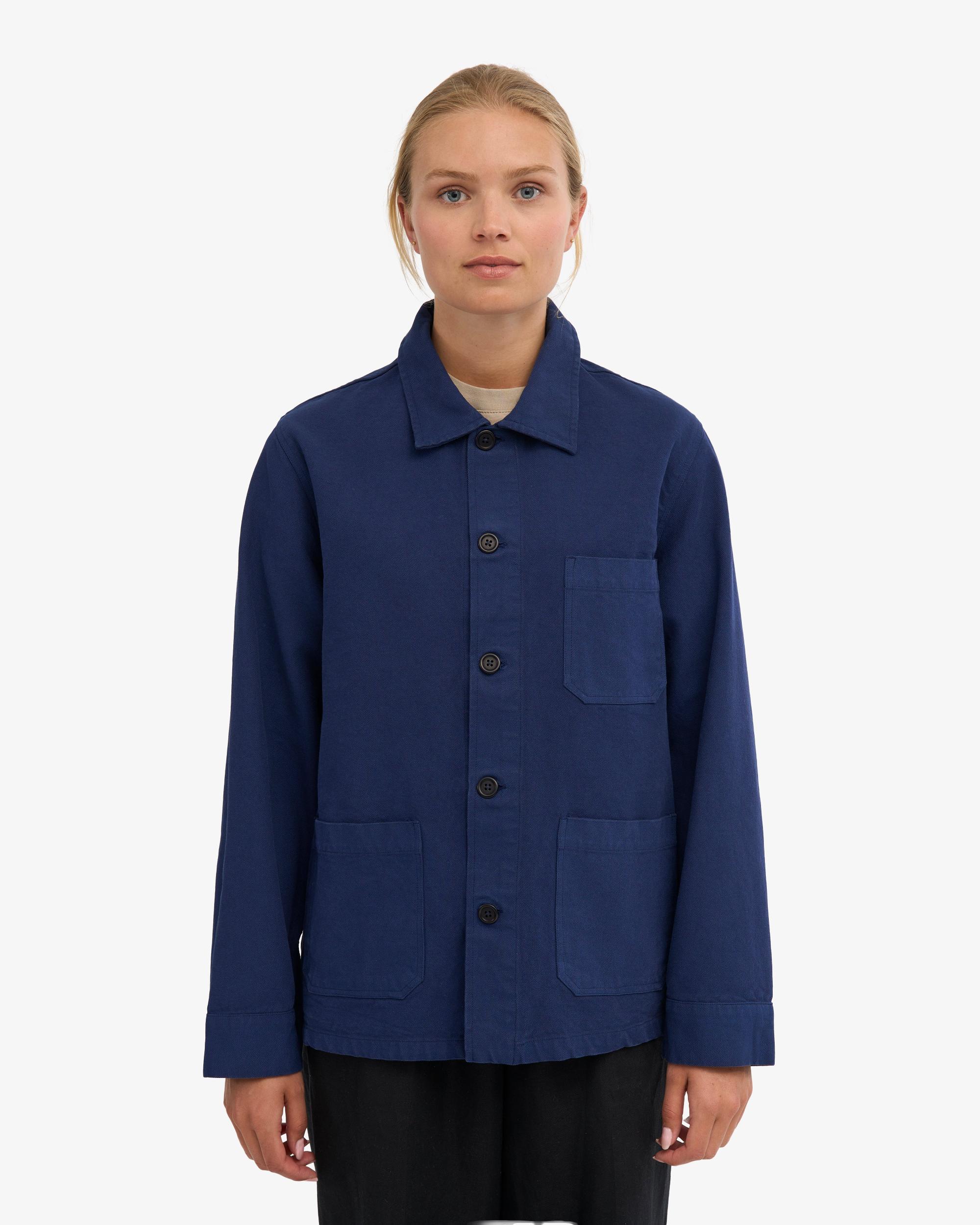 Organic Workwear Jacket - Dusty Olive Product Image
