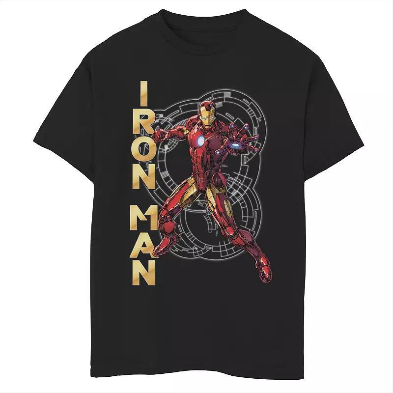 Boys' 8-20 Marvel Avengers Iron Man Tech Graphic Tee, Boy's, Size: XS, Red Product Image