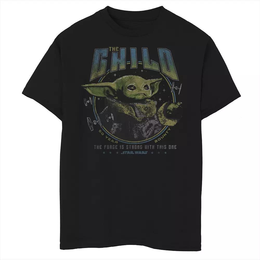 Boys 8-20 Star Wars Clone Wars Ahsoka Jedi Knight Portrait Tee, Boy's, Size: XL, Black Product Image