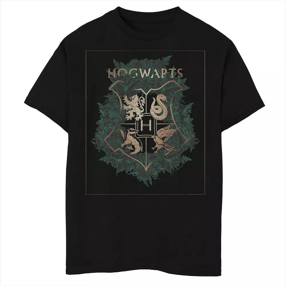 Boys Wonder Woman Cheetah Dripping Husky Graphic Tee, Boy's, Size: Medium HUSKY, Black Product Image