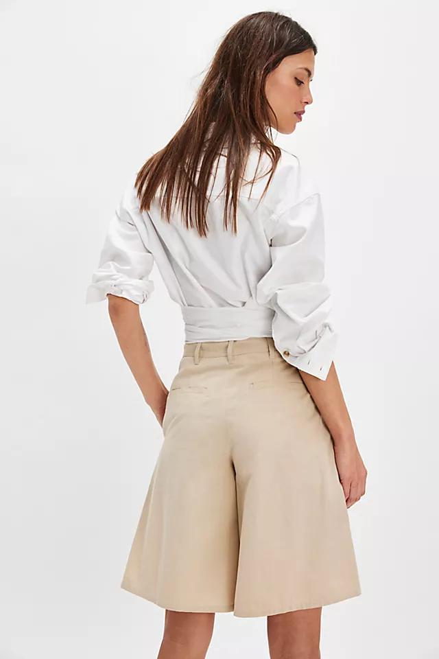 City Everly Linen Trouser Shorts Product Image