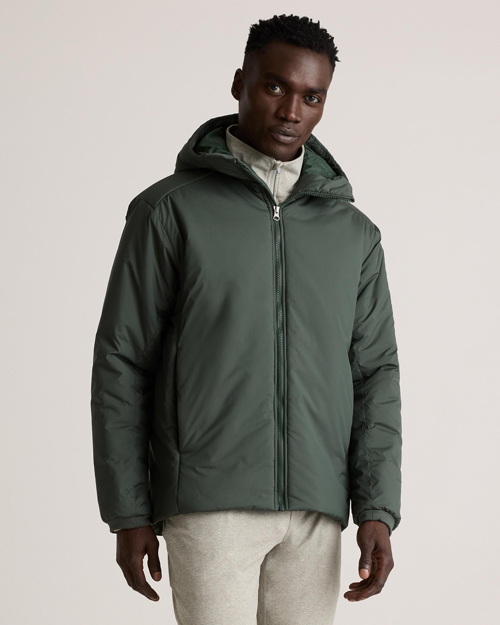 Quince | Men's Hybrid Insulated Heavyweight Hooded Jacket 100% Polyester Product Image