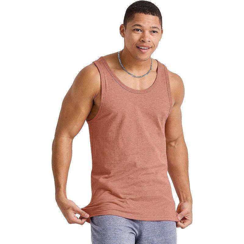 Men's Hanes Originals Tri-blend Tank Top, Size: Medium, Black Product Image