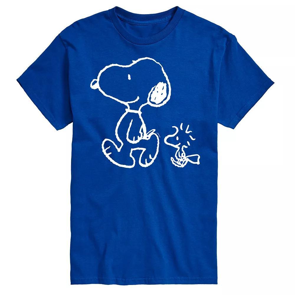 Big & Tall Peanuts Snoopy Woodstock Walk Graphic Tee, Mens Product Image
