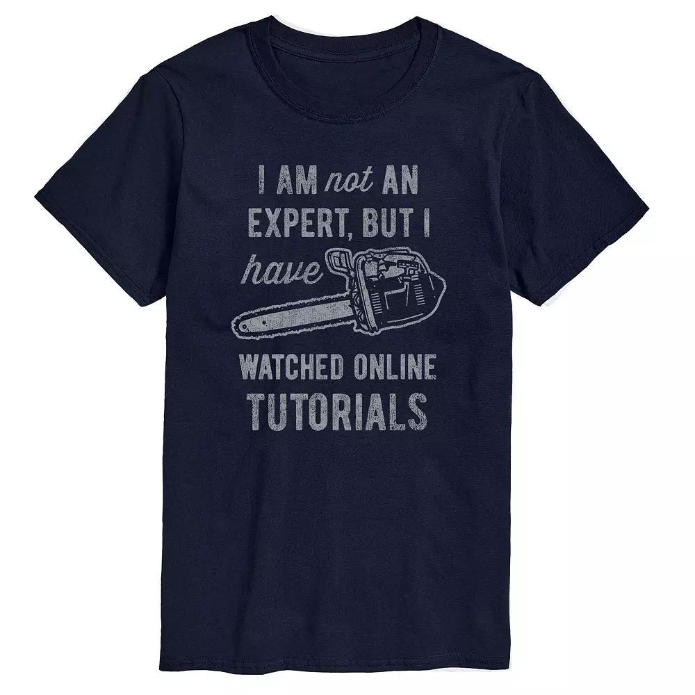 Big & Tall Espresso Yourself Graphic Tee, Mens Blue Product Image