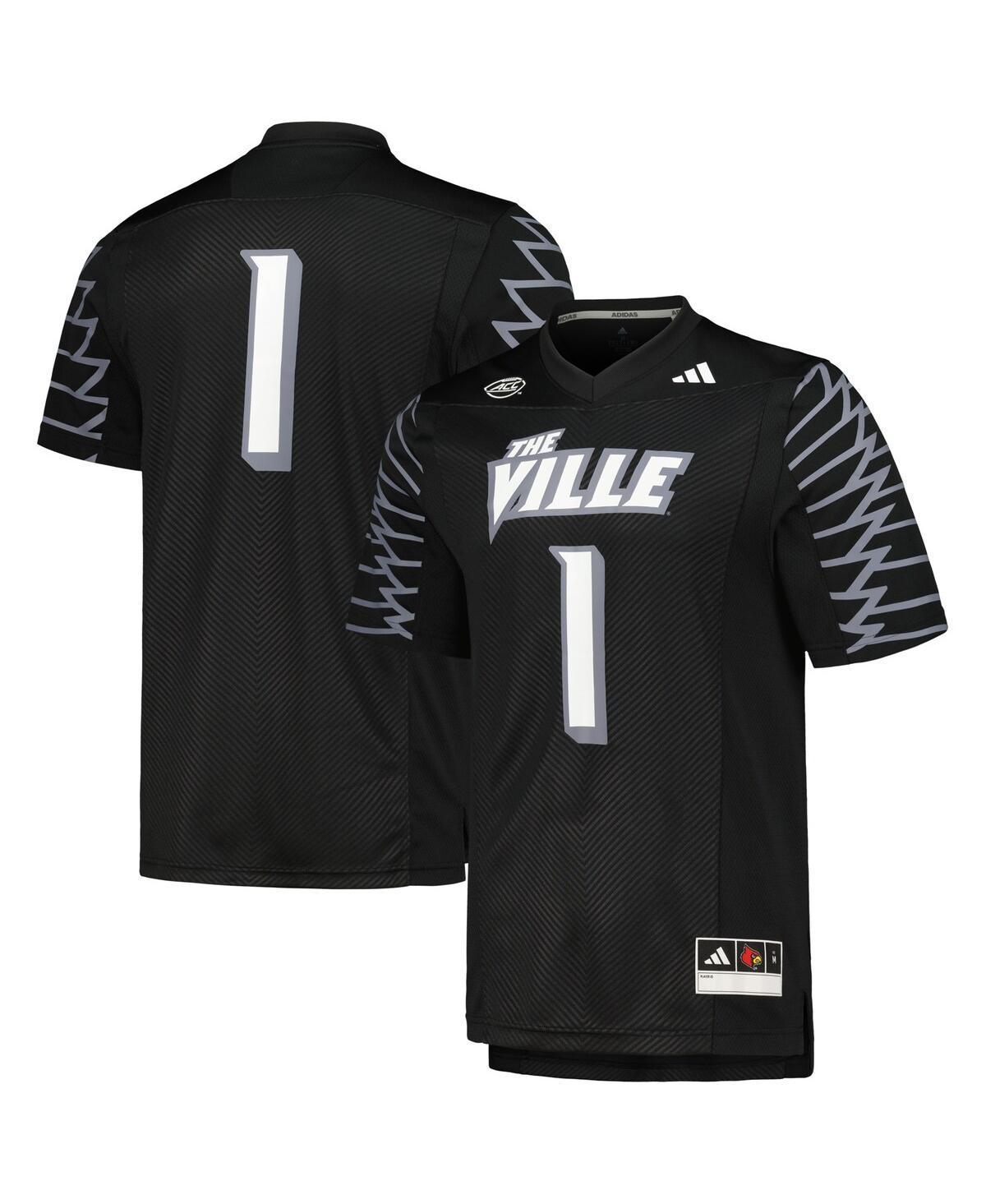 Men's adidas #8 Black Louisville Cardinals 2023 Premier Jersey, Size: Large Product Image