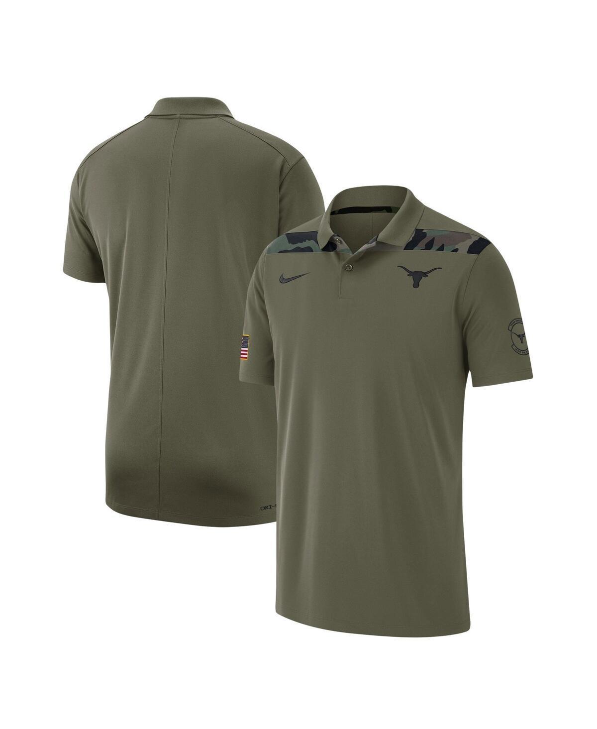 Mens Nike Olive Ohio State Buckeyes 2023 Sideline Coaches Military Pack Performance Polo Product Image