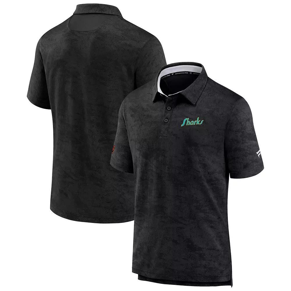 Men's Fanatics Black San Jose Sharks Special Edition 2.0 Authentic Pro Polo, Size: Large, Sks Black Product Image
