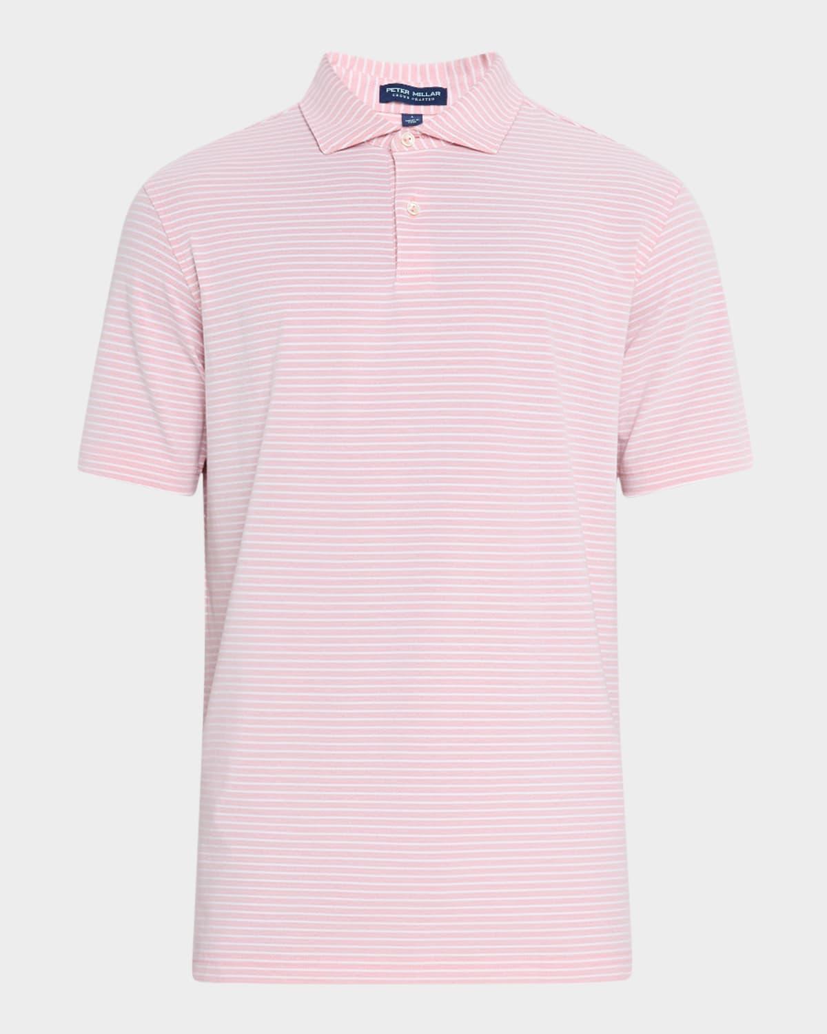Mens Albatross Stripe Pique Polo Shirt Product Image