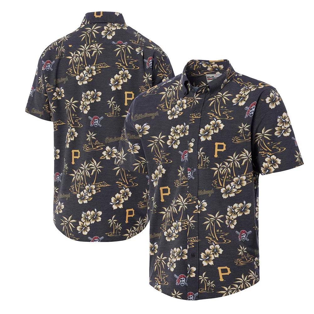 Men's Reyn Spooner Black Pittsburgh Pirates Kekai Button-Down Shirt, Size: 2XL Product Image