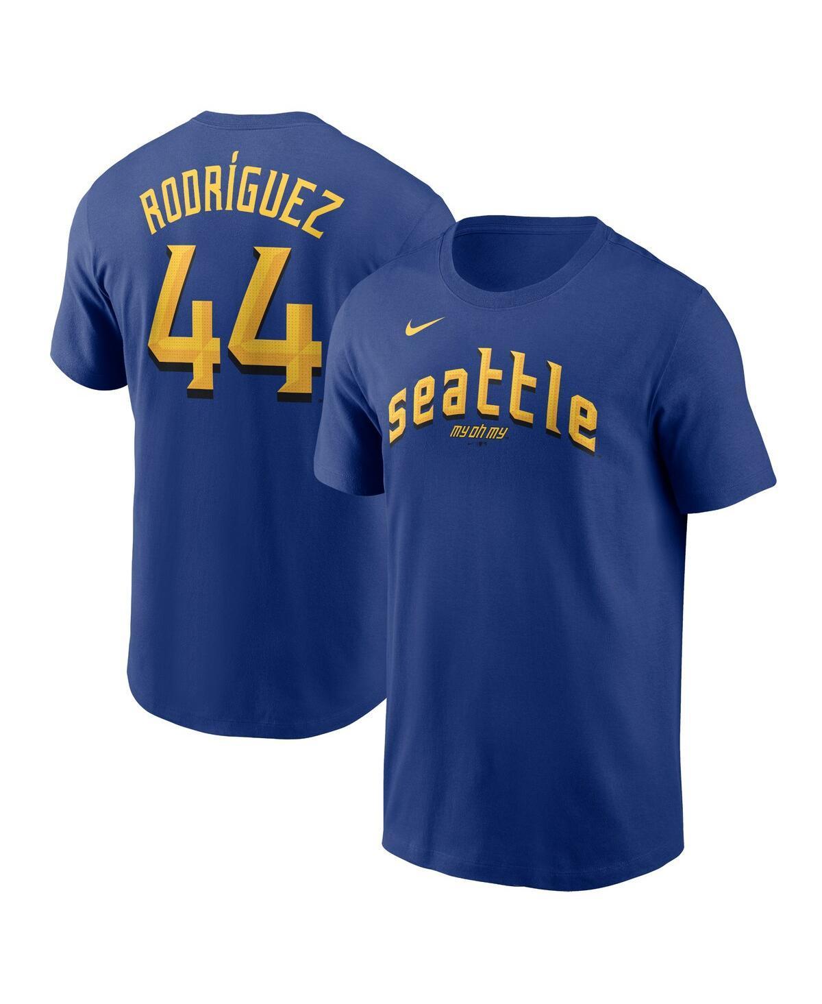 Mens Nike Julio RodrguezRoyal Seattle Mariners City Connect Fuse Name & Number T-Shirt Product Image