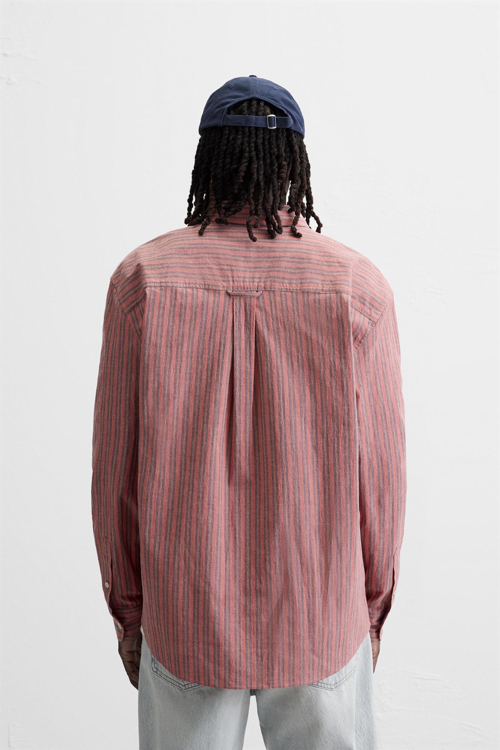 STRIPED POCKET SHIRT Product Image