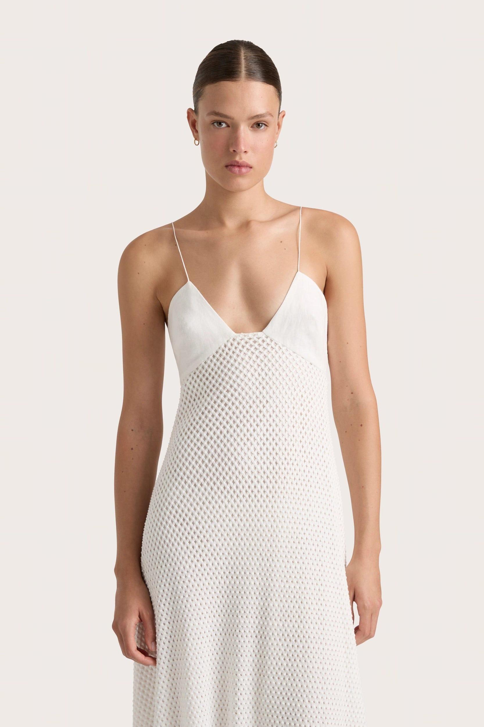 Ciele Maxi Dress Azalea White - Final Sale Product Image