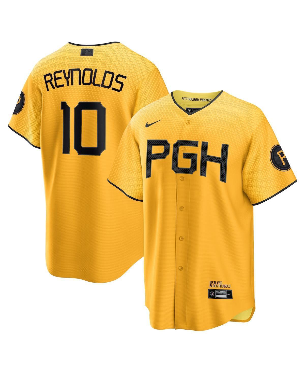 Mens Nike Bryan Reynolds Pittsburgh Pirates City Connect Replica Player Jersey Product Image