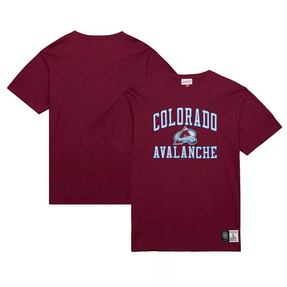 Men's Mitchell & Ness Burgundy Colorado Avalanche Legendary Slub T-Shirt, Size: Large, Med Re Product Image