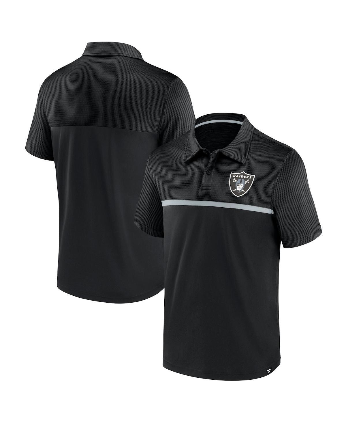 Men's Fanatics Branded Black Las Vegas Raiders Primary Polo, Size: Small, Lvr Black Product Image
